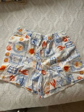 Women’s Casual Print Lounge Shorts 100% Cotton